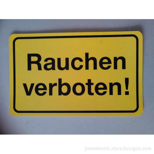 PVC sign plate